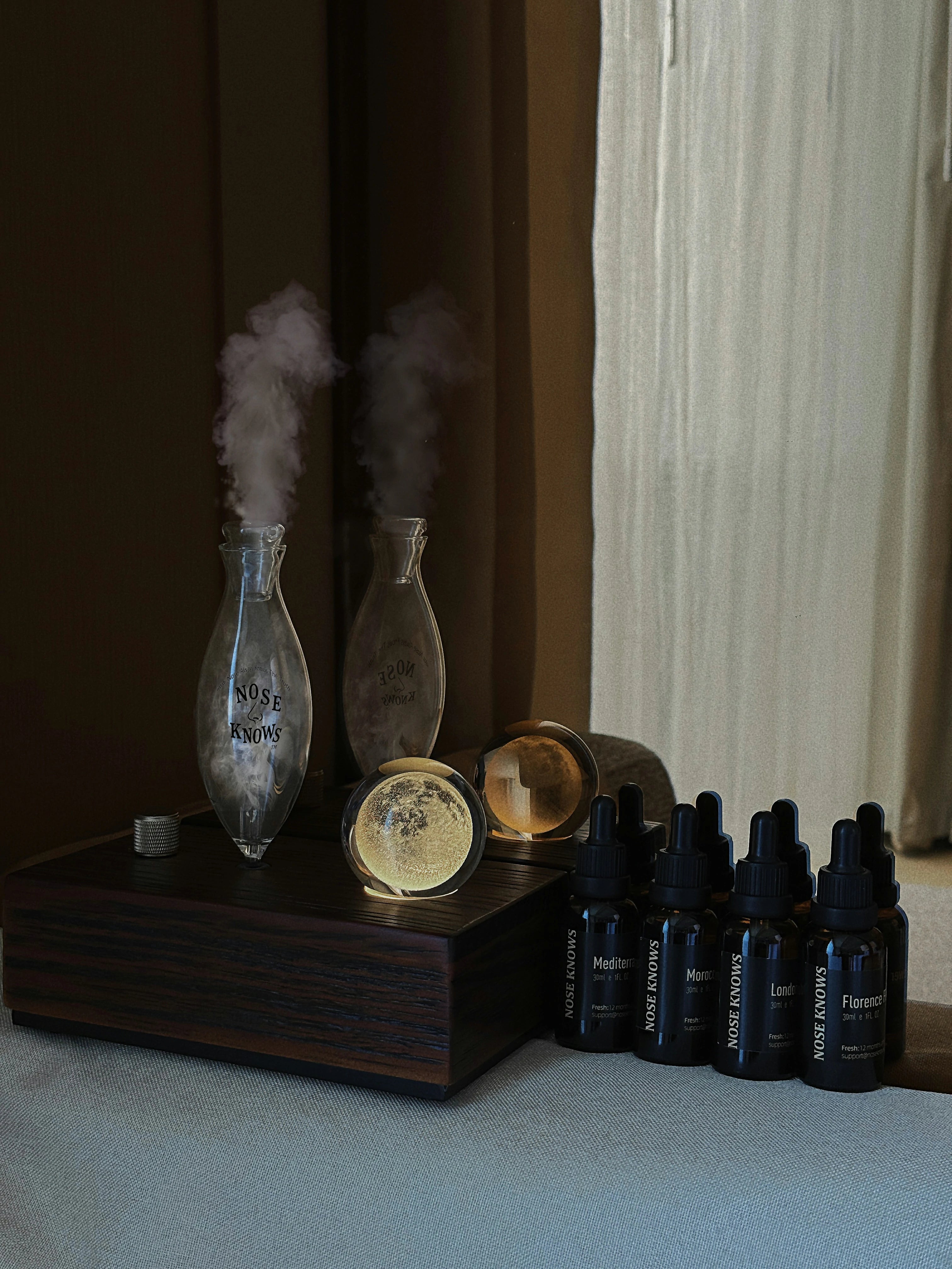 Nose Knows Crystal Ball Aroma Diffuser - Lunar Whisper
