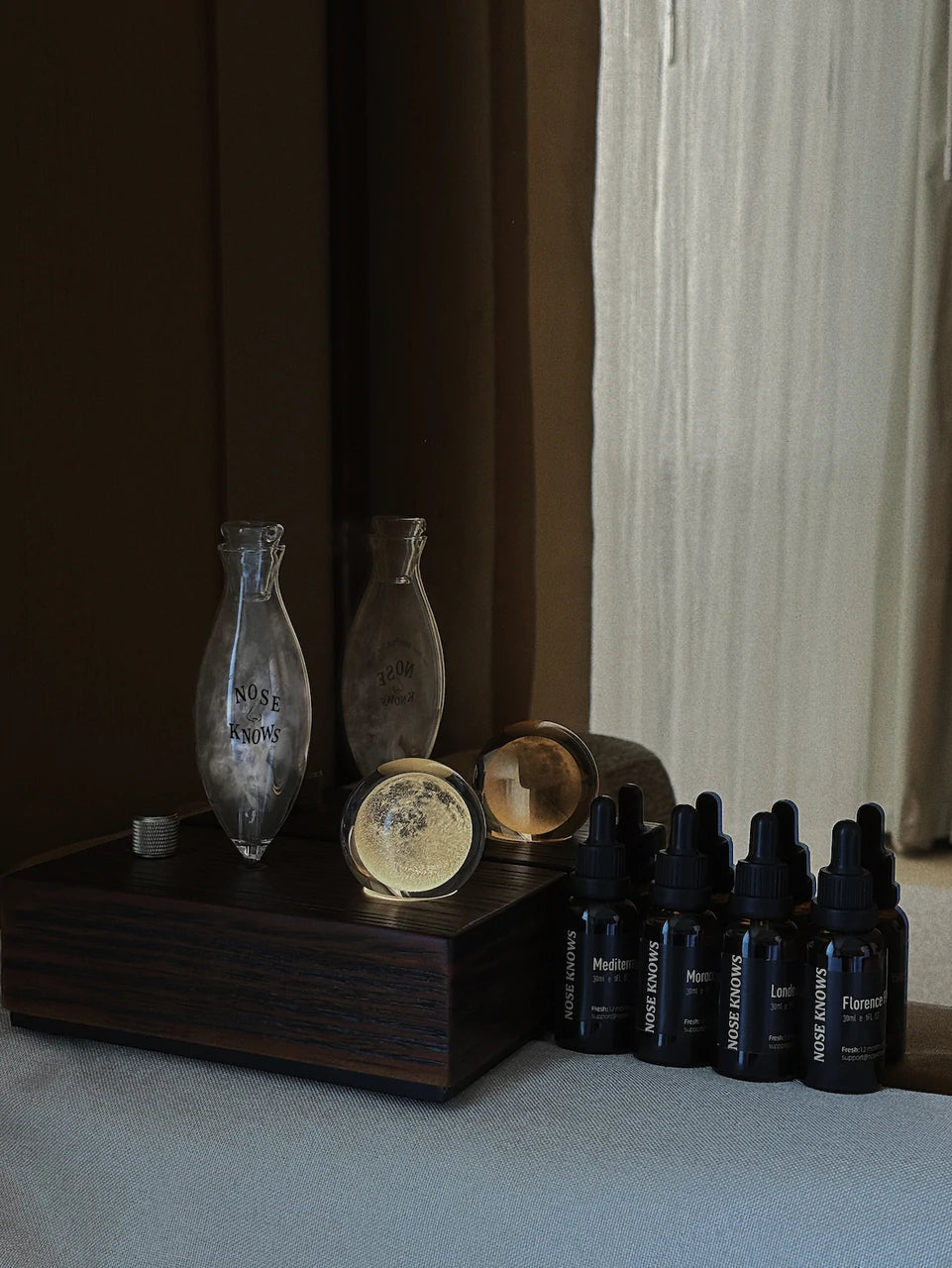 Nose Knows Crystal Ball Aroma Diffuser - Lunar Whisper